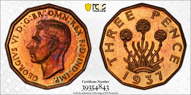 1937 3D S-4112 Nickel-Brass PR65