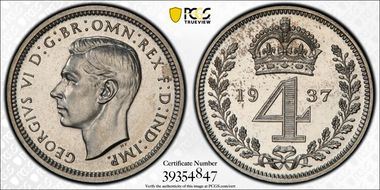 1937 4D S-4087 PR65