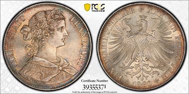 1860 Thaler KM-360 MS66