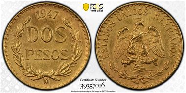 1947-Mo 2 Peso KM-461 N1