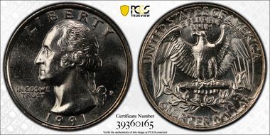 1991-P 25C MS66
