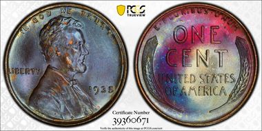 1935 1C MS65BN