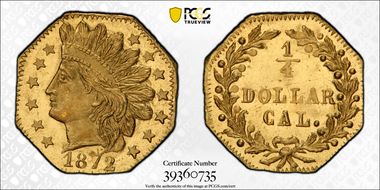 1872 G25C BG-791 MS66