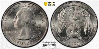 2020-W 25C American Samoa NP V75 First Week of Discovery MS66