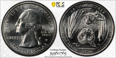 2020-W 25C American Samoa NP V75 First Week of Discovery MS65