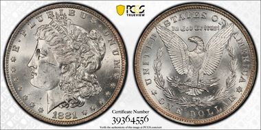 1881-O $1 MS63