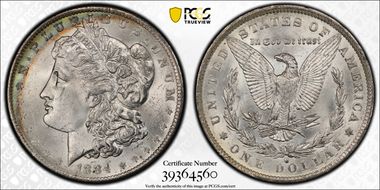 1884-O $1 MS63
