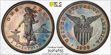 1906 Peso PR67