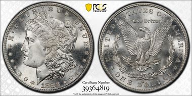 1882-S $1 MS67+