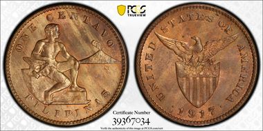 1917/6-S 1C Allen-2.15a, FS-301 MS65RB