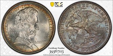 1918 50C Lincoln-Illinois MS66
