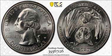 2020-W 25C American Samoa NP V75 First Week of Discovery MS66