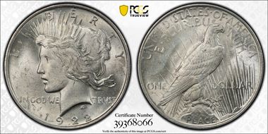1922 $1 MS63