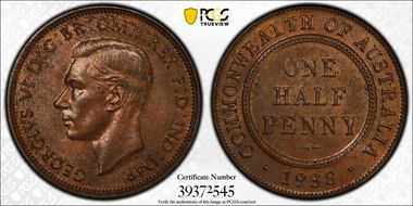 1938 1/2D MS64RB