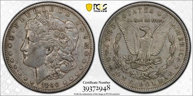 1890-O $1 XF45