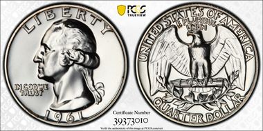 1961 25C PR66