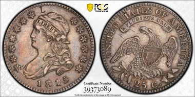 1815 25C Browning 1 "L" N1