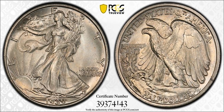 Cert 39374143 - Coin Image