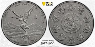 2019-Mo Onza Libertad Ag - Antiqued SP70