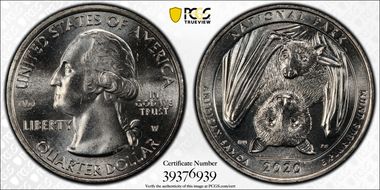 2020-W 25C American Samoa NP V75 First Week of Discovery MS66