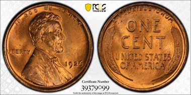 1926 1C MS65RD