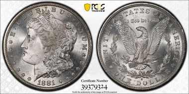1881-S $1 MS66