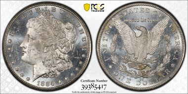 1884-CC $1 MS62