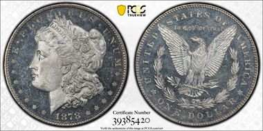 1878 7/8TF $1 Weak VAM 32 7/3 MS65DMPL