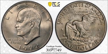 1972 $1 Type 3 MS65