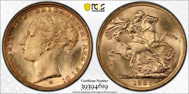 1886-M Sov S-3857C St. George MS64