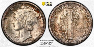 1935-S 10C MS67+ FB