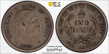 1883 10C Hawaii XF40