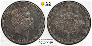 1883 $1 Hawaii XF40