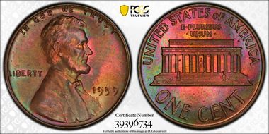 1959 1C MS65BN
