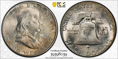 1948-D 50C DDR, FS-801 MS65FBL