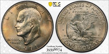 1971 $1 MS65
