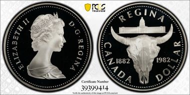 1982 S$1 Regina PR69DCAM