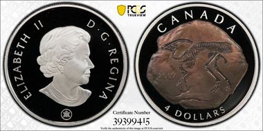 2007 $4 Parasaurolophus PR70DCAM