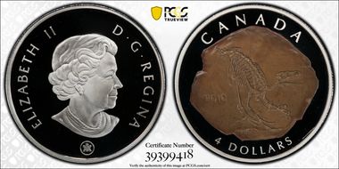 2010 $4 Dromaeosaurus PR69DCAM