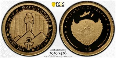 2014 $1 Ankh PR70DCAM