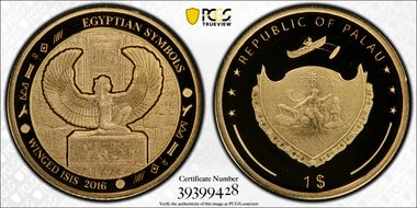 2016 $1 Winged Isis PR70DCAM