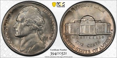 1938-S 5C MS66FS