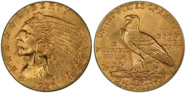 1927 $2.50 MS64+