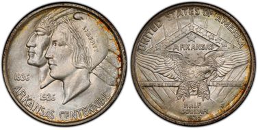 1935-D 50C Arkansas MS67