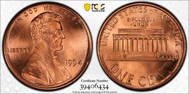 1994 1C MS67RD