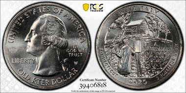 2020-W 25C Weir Farm NP V75 First Week of Discovery MS66