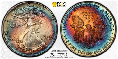 1988 $1 Silver Eagle MS69