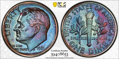1961 10C PR67