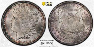 1881-CC $1 MS63