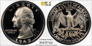 1969-S 25C PR69DCAM